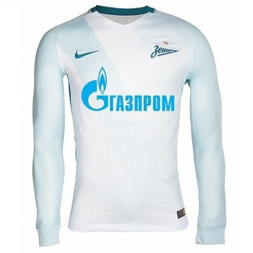 Футбольная футболка для детей Zenit Гостевая 2016 2017 длинный рукав XS (рост 110 см)