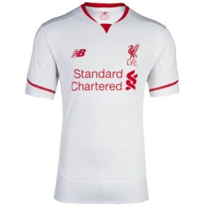 Именная футбольная футболка Liverpool Mohamed Salah Гостевая 2015 2016 короткий рукав 2XL(52)