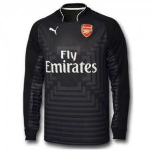 Именная вратарская футбольная футболка для детей Arsenal Petr Cech Гостевая 2014 2015 короткий рукав M (рост 128 см)