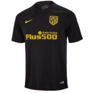 Именная футбольная футболка для детей Atletico Madrid Angel Correa Гостевая 2016 2017 короткий рукав XS (рост 110 см)