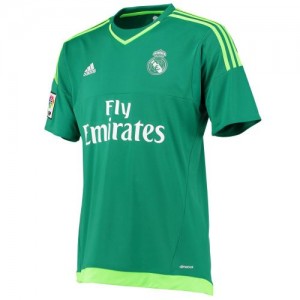 Именная вратарская футбольная футболка Real Madrid Keylor Navas Гостевая 2015 2016 короткий рукав XL(50)