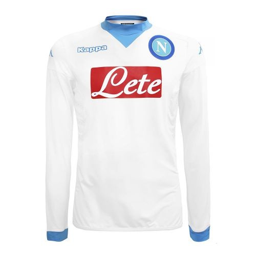 Именная вратарская футбольная футболка для детей S.S.C. Napoli Jose Reina Гостевая 2015 2016 короткий рукав 2XS (рост 100 см)
