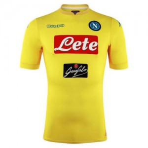 Именная футбольная футболка для детей S.S.C. Napoli Lorenzo Insigne Гостевая 2017 2018 короткий рукав S (рост 116 см)