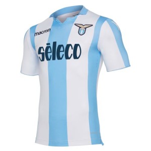 Именная футбольная футболка для детей S.S. Lazio Sergey Milinkovic-Savic Гостевая 2017 2018 короткий рукав S (рост 116 см)