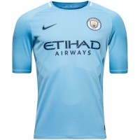 Футбольная футболка Manchester City Домашняя 2017 2018 короткий рукав 4XL(58)