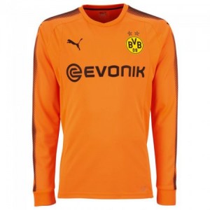 Именная вратарская футбольная футболка для детей Borussia Dortmund Roman Burki Гостевая 2017 2018 короткий рукав XL (рост 152 см)