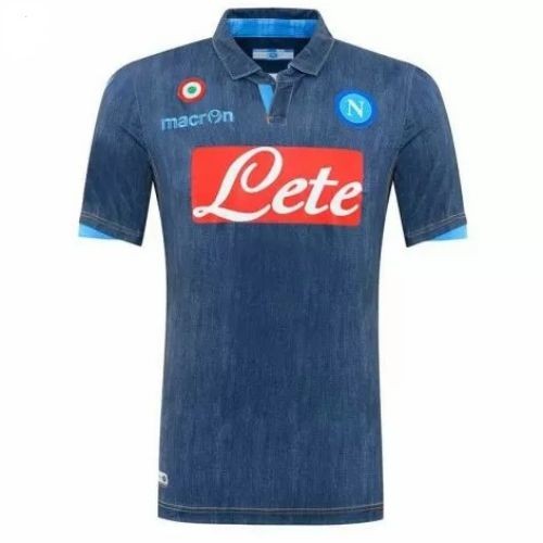 Именная футбольная футболка S.S.C. Napoli Dries Mertens Гостевая 2014 2015 короткий рукав L(48)