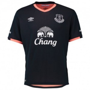 Именная футбольная футболка для детей Everton Wayne Rooney Гостевая 2016 2017 короткий рукав M (рост 128 см)