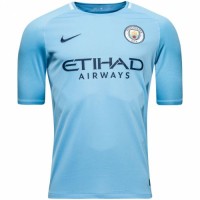 Именная футбольная футболка для детей Manchester City Leroy Sane Домашняя 2017 2018 короткий рукав XS (рост 110 см)
