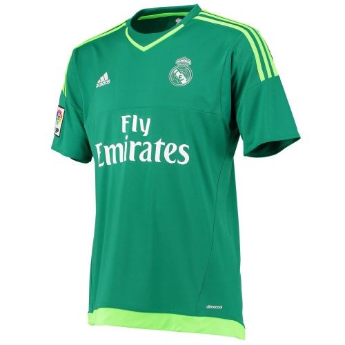 Именная вратарская футбольная футболка для детей Real Madrid Keylor Navas Гостевая 2015 2016 короткий рукав XS (рост 110 см)