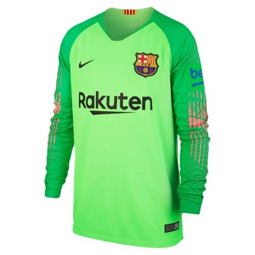 Именная вратарская футбольная футболка для детей Barcelona Marc-Andre ter Stegen Гостевая 2018 2019 короткий рукав 2XS (рост 100 см)