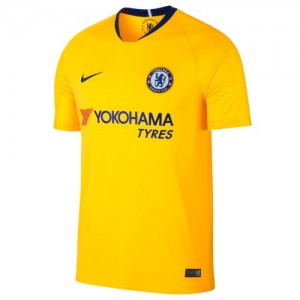 Именная футбольная футболка для детей Chelsea Alvaro Morata Гостевая 2018 2019 короткий рукав 2XS (рост 100 см)