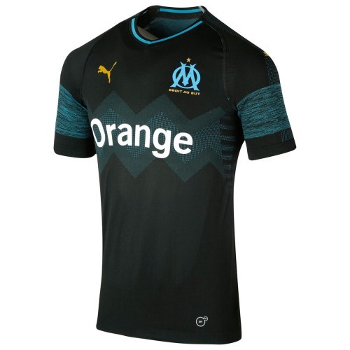 Футбольная футболка для детей Marseille Гостевая 2018 2019 короткий рукав 2XL (рост 164 см)