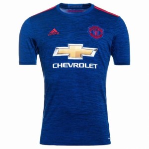 Именная футбольная футболка Manchester United Paul Pogba Гостевая 2016 2017 короткий рукав 3XL(56)