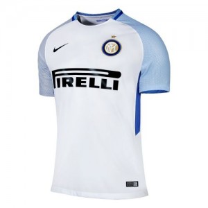 Именная футбольная футболка для детей Inter Milan Mauro Icardi Гостевая 2017 2018 короткий рукав S (рост 116 см)