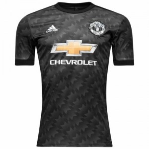 Именная футбольная футболка для детей Manchester United Paul Pogba Гостевая 2017 2018 короткий рукав L (рост 140 см)