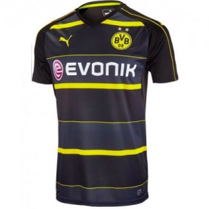 Футбольная футболка Borussia Dortmund Гостевая 2016 2017 короткий рукав L(48)
