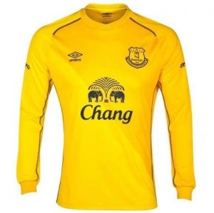 Именная вратарская футбольная футболка Everton Jordan Pickford Гостевая 2014 2015 короткий рукав XL(50)