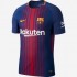 Именная футбольная футболка для детей Barcelona Lionel Messi Домашняя 2017 2018 короткий рукав L (рост 140 см)