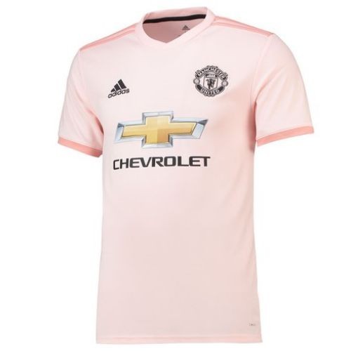 Именная футбольная футболка для детей Manchester United Paul Pogba Гостевая 2018 2019 короткий рукав XS (рост 110 см)