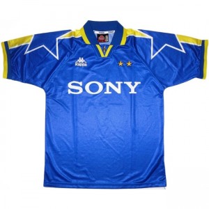 Форма футбольного клуба Ювентус гостевая 1996 (комплект: футболка + шорты + гетры)