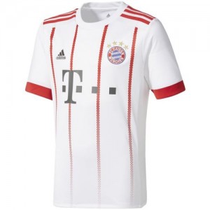 Именная футбольная футболка для детей Bayern Munich Robert Lewandowski Гостевая 2017 2018 короткий рукав 2XS (рост 100 см)