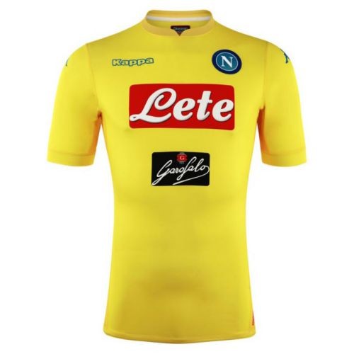 Именная футбольная футболка для детей S.S.C. Napoli Jose Callejon Гостевая 2017 2018 короткий рукав 2XS (рост 100 см)