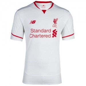 Футбольная футболка Liverpool Гостевая 2015 2016 короткий рукав 6XL(62)