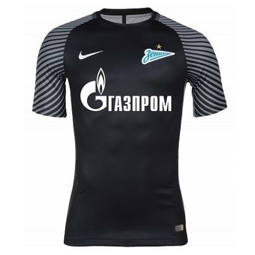 Именная вратарская футбольная футболка для детей Zenit Andrey Lunev Гостевая 2016 2017 короткий рукав XS (рост 110 см)