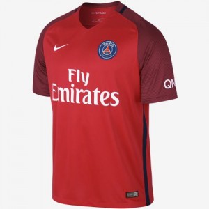 Именная футбольная футболка PSG Kylian Mbappe Гостевая 2016 2017 короткий рукав L(48)